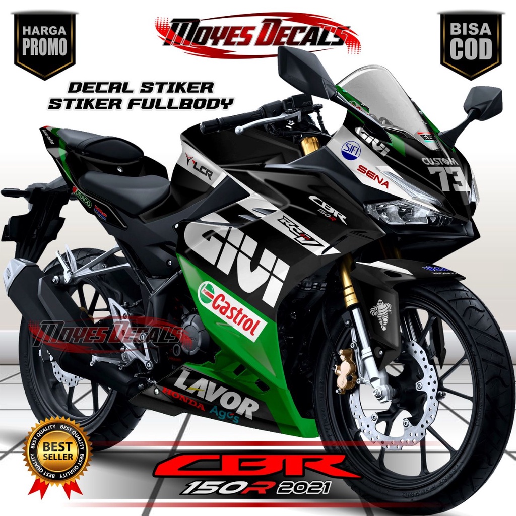 สติ๊กเกอร์สติ๊กเกอร์ CBR 150 - 2021 สติ๊กเกอร์เต็มตัว สติ๊กเกอร์ฮอนด้า CBR 150 ใหม่ล่าสุด