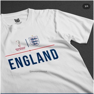 เสื้อยืด ผ้าฝ้าย พิมพ์ลาย Qatar World Cup DISTRO ENGLAND KEANE BECKHAM DISTRO สําหรับผู้ชาย