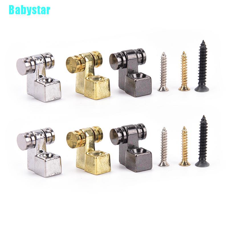 (Babystar) ลูกกลิ้งยึดสายกีตาร์ไฟฟ้า สีเงิน 2 ชิ้น