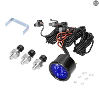 [CART] เครื่องวัดความดันอากาศดิจิทัล LED 0-220PSI พร้อมเซนเซ…