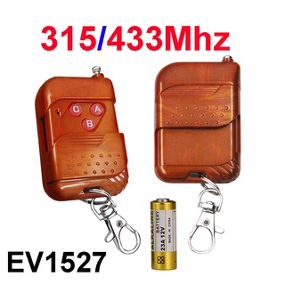 [พร้อมส่ง] Ev1527 รีโมตคอนโทรลไร้สาย 3 ปุ่ม 315Mhz 433Mhz สําหรับประตูโรงรถ ประตูยก