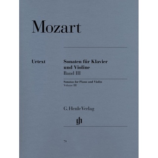 MOZART Violin Sonatas, Volume III (HN79)