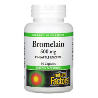 Natural Factors, Bromelain, 500 mg [ 90 Capsules ] Now Foods, Bromelain, Doctors Best, High Potency Bromelain