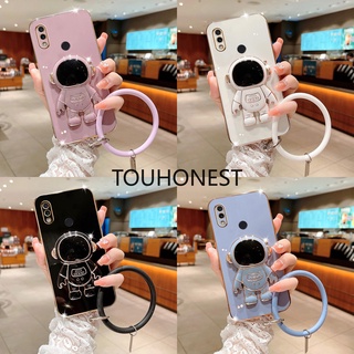 เคส Vivo V11 Pro เคส Vivo V20 SE เคส Vivo V21 เคส Vivo V21E Case Vivo V23E Case Vivo Y73 Case Vivo Y71T Silicone Protect 3D New Astronautstand With Ring Phone Case โทรศัพท์มือถือซิลิโคน ลายนักบินอวกาศ พร้อมแหวนขาตั้ง สําหรับ