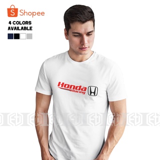 De32wew632 เสื้อยืดลําลอง ผ้าฝ้าย แขนสั้น พิมพ์ลาย Honda Racing VTEC TYPE R Motorsport สําหรับผู้ชาย POI32SDF15371 4 สี