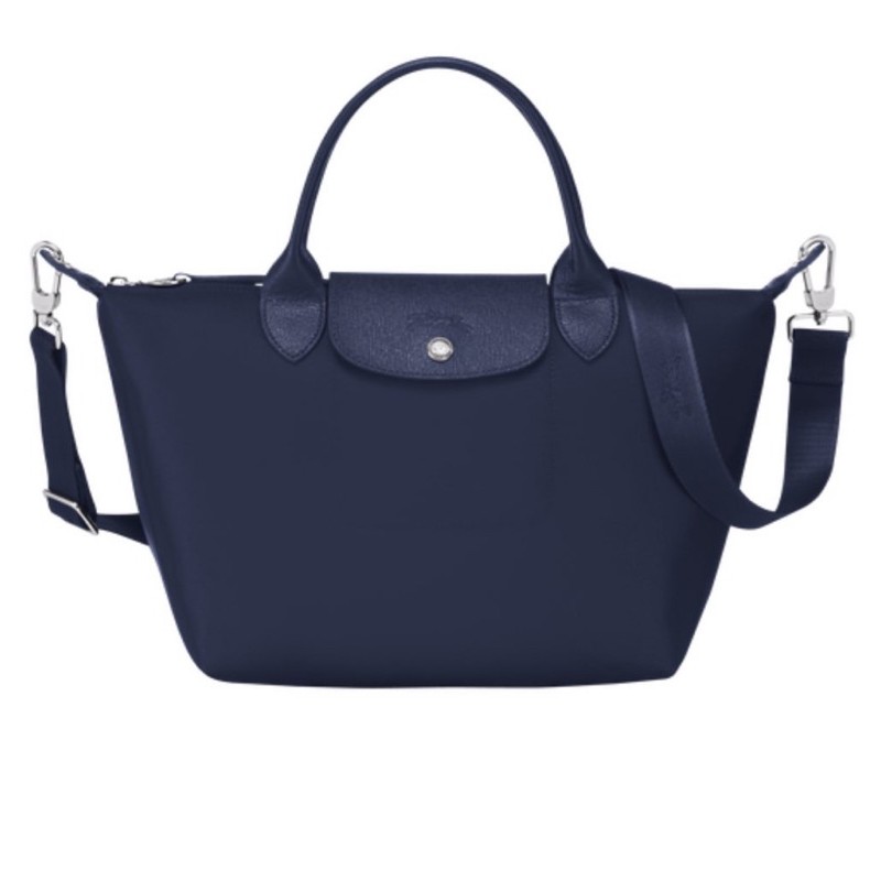 Longchamp Neo top handle Bag size M สี Navy