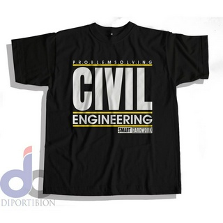 เสื้อยืดแขนสั้น พิมพ์ลาย HARDWOKR CIVIL ENGINEERING สําหรับผู้ชาย