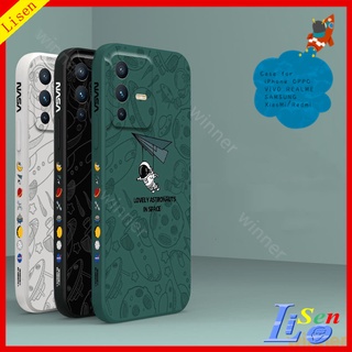 เคส vivo V23 5G Z1 PRO Y75 Y15S Y21 V21E V17 V19 V21 5G V23E X50 X60 X70 PRO เคสโทรศัพท์มือถือ ลายนักบินอวกาศ nasa สําหรับ DY