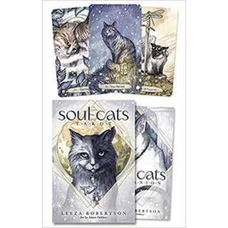 {ไพ่แท้ลิขสิทธิ์}  ไพ่ทาโรต์ชุด Soul Cats Tarot (KIT)ไพ่ยิปซี ไพ่ดูดวง