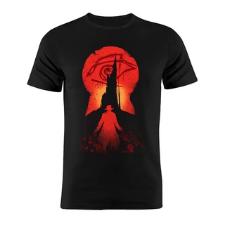 เสื้อยืด ผ้าฝ้าย พิมพ์ลาย Dark Tower The Man In Black Fled Across The Desert สําหรับผู้ชาย และผู้หญิง