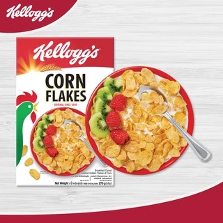 [แพ็คคู่] Kellogg's Corn Flakes เคลล็อกส์ คอร์นเฟลกส์ อาหารเช้า ซีเรียลธัญพืช 500 g.