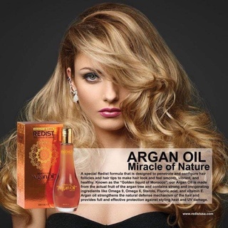 Redist Moroccan Argan Oil 100ml น้ำมันบำรุงและจัดแต่งทรงผม นำเข้าจาก USA