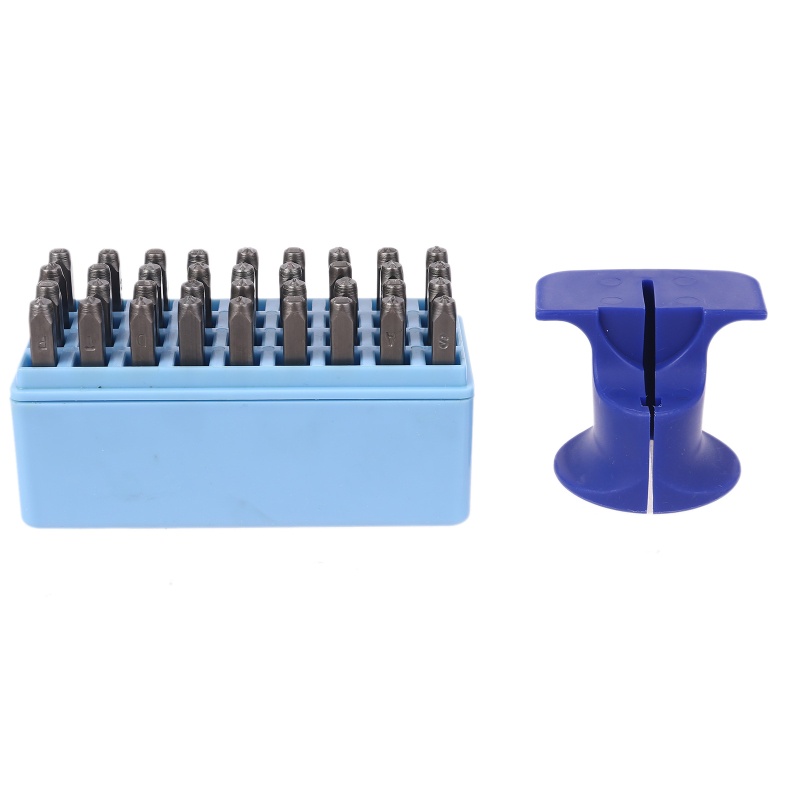 (new)GOO 36pcs Metal Stamping Punch Number Letter Stamp Set with Jig