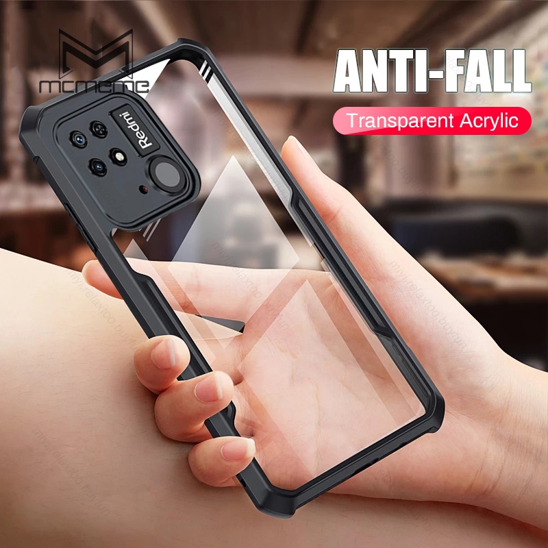 เคส ของแท้ กันกระแทรก เคสใส For Xiaomi Redmi 12 12C 10C 10A 9T Note 10 10s 9 9S 8 Pro Max