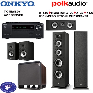 Onkyo TX-NR6100 + POLK MONITOR XT70 XT30 XT20 HTS10 system