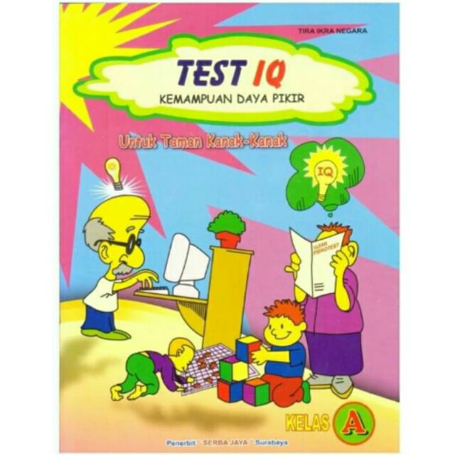 หนังสือเด็ก Test IQ ความสามารถในการคิดสําหรับโรงเรียนอนุบาล Serbaja