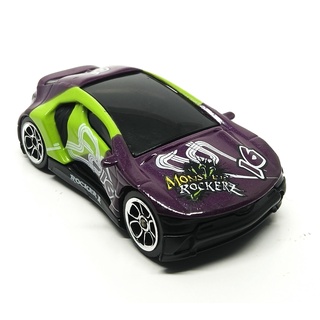 Majorette Concept Car Collection Purple / Green - Monster Rockerz no.16 /scale 1/64 (3 inches) no Package