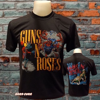 เสื้อยืดวง Guns n Roses วงร็อค ไม่ตะเข็บข้าง คอฟิต ป้ายUSA เสื้อวินเทจ เสื้อทัวร์ วงดนตรีร็อคต่างประเทศ