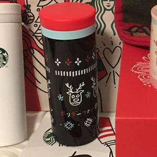 Starbucks Japan Stainless Screw Bottle Holiday Fan 330ml