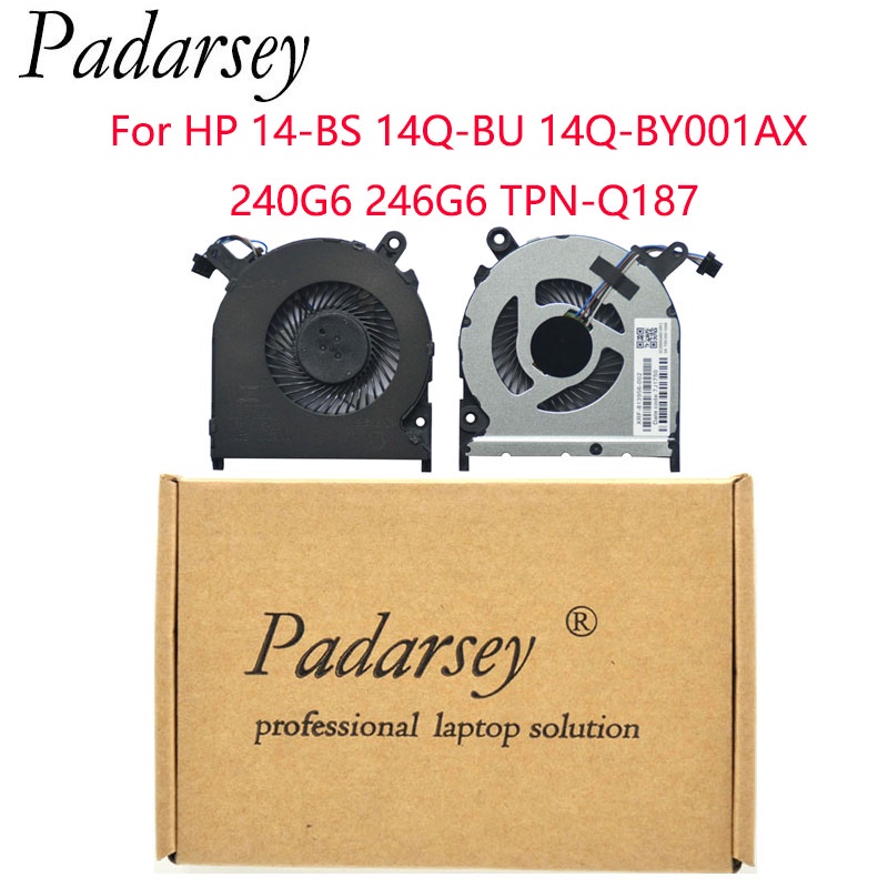 พัดลมระบายความร้อน CPU HP 14-BS 14Q-BU 14Q-BY01AX 14-BS042TX 14-BS038TX 14-BS102TX 240 G6 246G6 TPN-