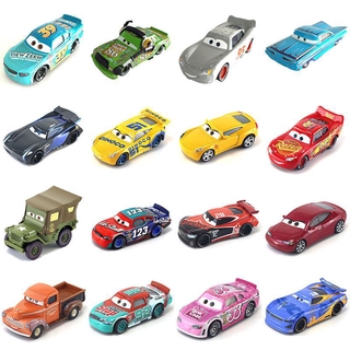 ของเล่นโมเดลรถยนต์เหล็ก Mcqueen King Cars 3