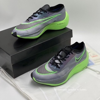 🚩รองเท้าวิ่ง Zoom Vaporfly Next% (36-45EU) สีเขียว/เทา สินค้าพร้อมกล่องใบเสร็จV83A003