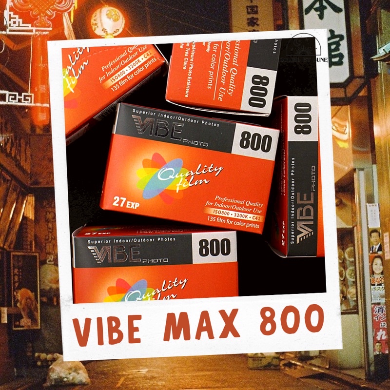 Vibe Max 800 (27EXP) - ฟิล์มม้วน 35mm, ISO 800, 27exp