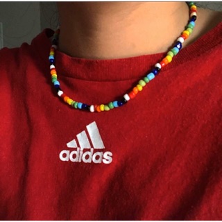 สร้อยคอลูกปัดสีรุ้ง,Rainbow Beads Necklace🌈✨