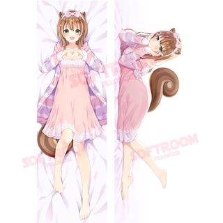 Ayunda Risu Hololive Indonesia Virtual YouTuber VTuber Dakimakura ปลอกหมอนโซฟา เตียงนุ่ม ลายการ์ตูนญี่ปุ่น DK2763 50x150 ซม.