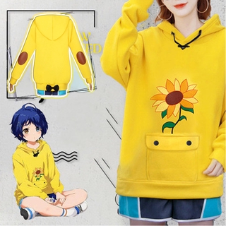 WONDER EGG PRIORITY Ohto Ai Hoodie คอสเพลย์เครื่องแต่งกาย Rika เสื้อแขนยาวเสื้อเสื้อคลุมด้วยผ้าเครื่องแต่งกายชุดของขวัญ