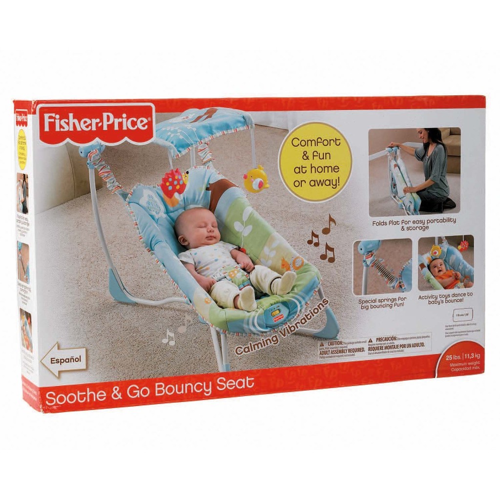 Fisher Price- Soothe&Go Bouncy Seat เก้าอี้เปลโยกสำหรับเด็กแรกเกิด