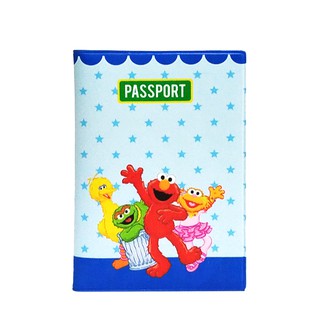 ปกหนังสือเดินทาง ปกหนังสือเดินทาง Sesame Street ปกหนังสือเดินทาง ปกเอกสาร ออแกไนเซอร์ กล่องเก็บ 141