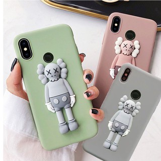 Huawei Y5 Y6 Y7 Y9 2018 Y9 2019 Honor 10 Lite 9 V10 3D Cute Cartoon Kaws Sesame Street Soft TPU Slim Case Cover