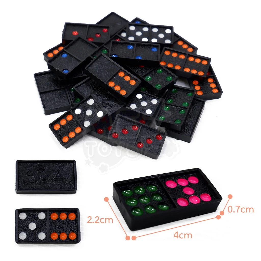 🎲METOYS โดมิโน่ กล่องใหญ่ 55ชิ้น Domino โดมิโน เกมโดมิโน่ ราคาส่ง thumbnail 6