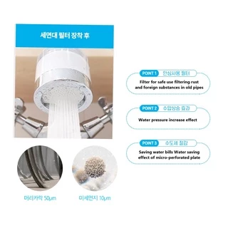 หัวก็อกกรองน้ำอ่างล้างหน้า เพื่อสุขภาพ รุ่น Krafter Korea 2.0 Purewater Bathroom Tap - Water Filter Purifucation