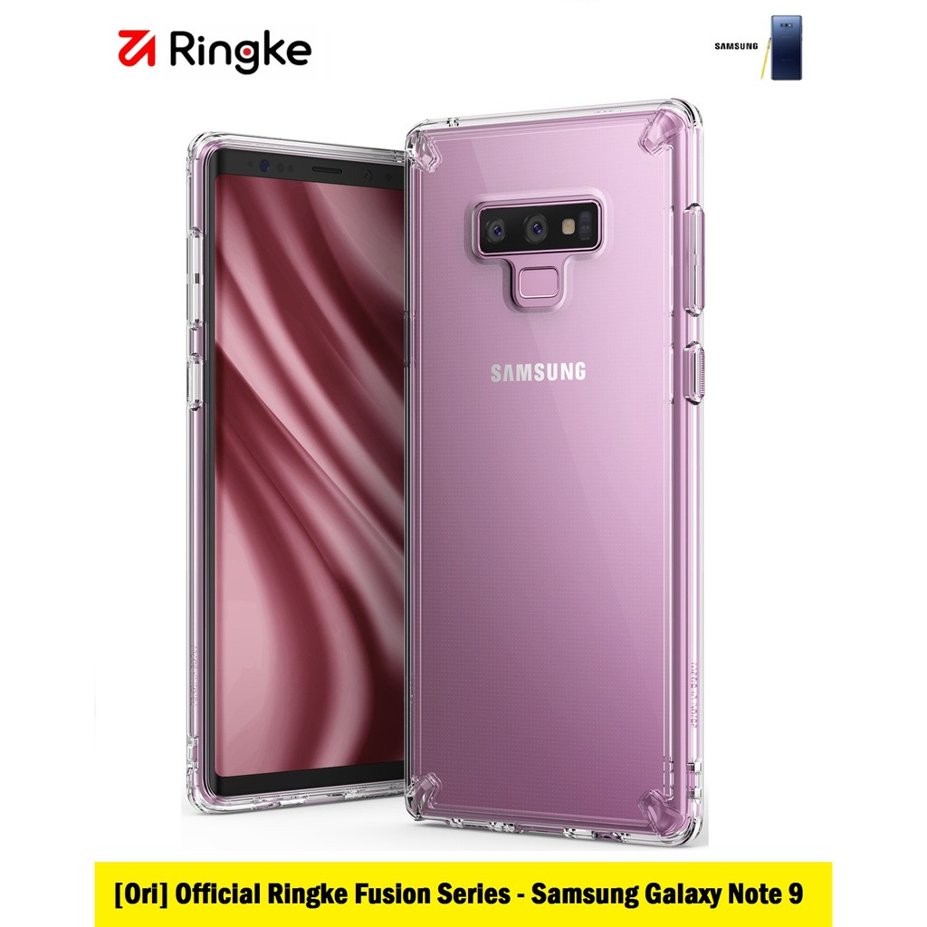 Ringke Fusion อย่างเป็นทางการ สําหรับ Samsung Galaxy Note 9 (ใส)