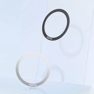 Baseus Magnetic Ring Series แผ่นโลหะแม่เหล็กสำหรับชาร์จไร้สาย Magsafe สําหรับ iPhone 14/13/12/11/XS อุปกรณ์เสริมมือถือ