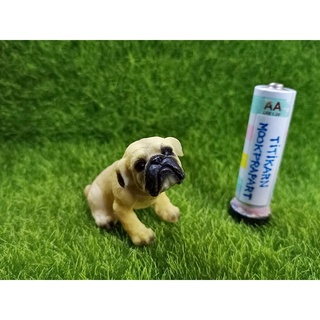 Gachapon กาชาปองหมาปั๊กนั่งคอย (Pug Dog) โมเดลหมา