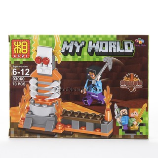 ProudNada Toys ของเล่นตัวต่อเลโก้มายเวิลด์ LEZI MY WORLD 70 PCS 93060 (แบบที่4)