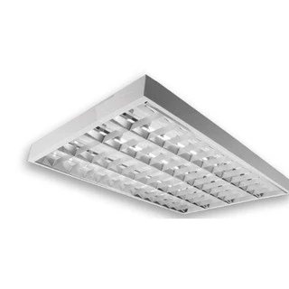 โคมตะแกลงแบบฝังฝ้า /แบบลอย เลือกได้ ใส่หลอดT8เป็น LEDแล้ว 60cm 120cm (ราคาโรงงาน) มีหลายขนาดให้เลือก