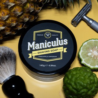 สบู่โกนหนวด Maniculus Shaving Soap Pineapple Emperor (2021) 140g