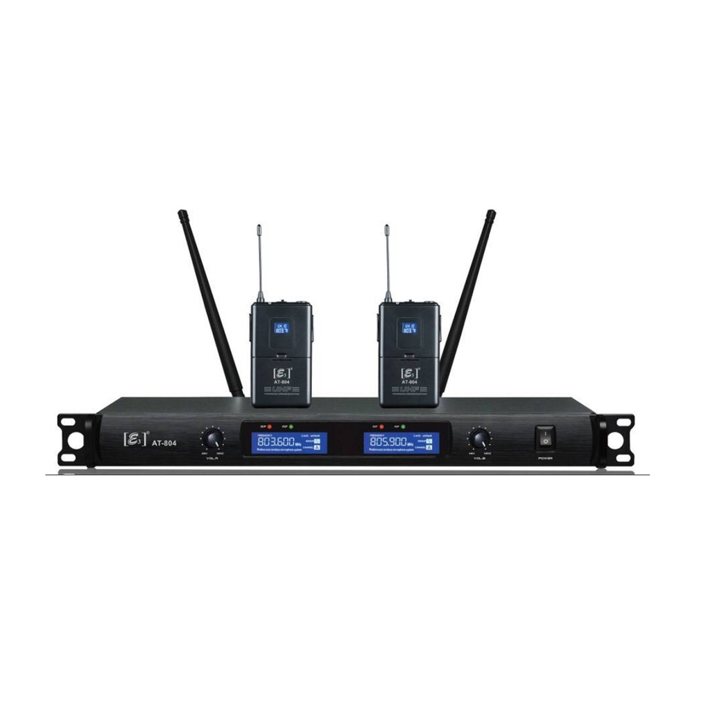 E3 AT-804 ไมค์ลอยหนีบปกเสื้อ ย่านความถี่คลื่นใหม่ UHF 803-806MHz AT 804 AT804 (สินค้าใหม่)