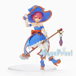 [New/Rare] ฟิกเกอร์แท้ Re:Zero - Ram - Witch Girl Ver. Sega Premium - SPM Figure &lt;SEGA japan exclusive&gt;  jp มือ1