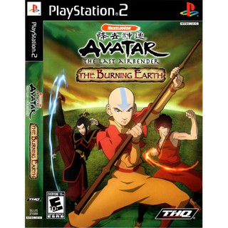 แผ่นเกมส์ Avatar The Last Airbender The Burning Earth PS2 Playstation2 คุณภาพสูง ราคาถูก