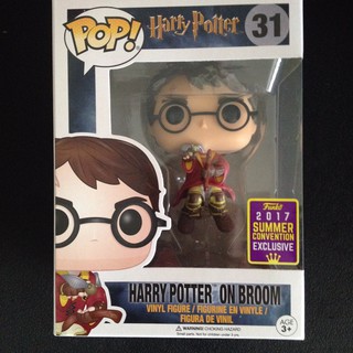 Funko harry potter on broom โมเดล แฮร์รี่พอตเตอร์ ขี่ไม้กวาด *กล่องมีตำหนิ