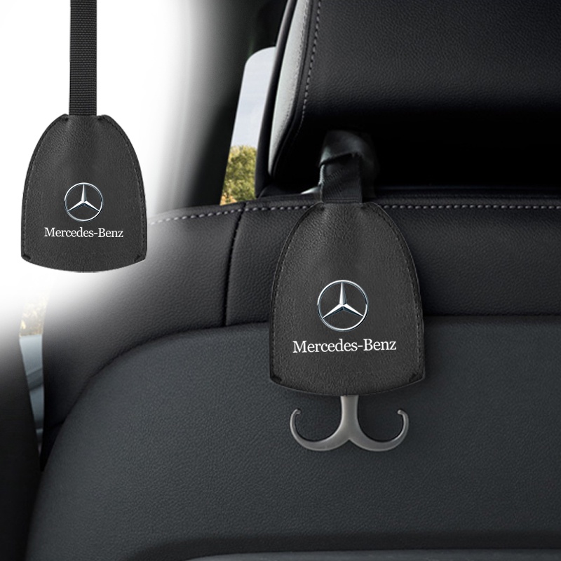 ตะขอแขวนกระเป๋าหนัง สีดํา สําหรับ Mercedes Benz Class W212 W211 W210 W203 W204 W205 CLA GLK CLS A C E 1 ชิ้น