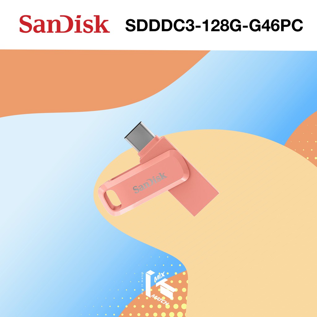 SanDisk Ultra® Dual Drive Go 128 GB (SDDDC3-128G-G46PC)