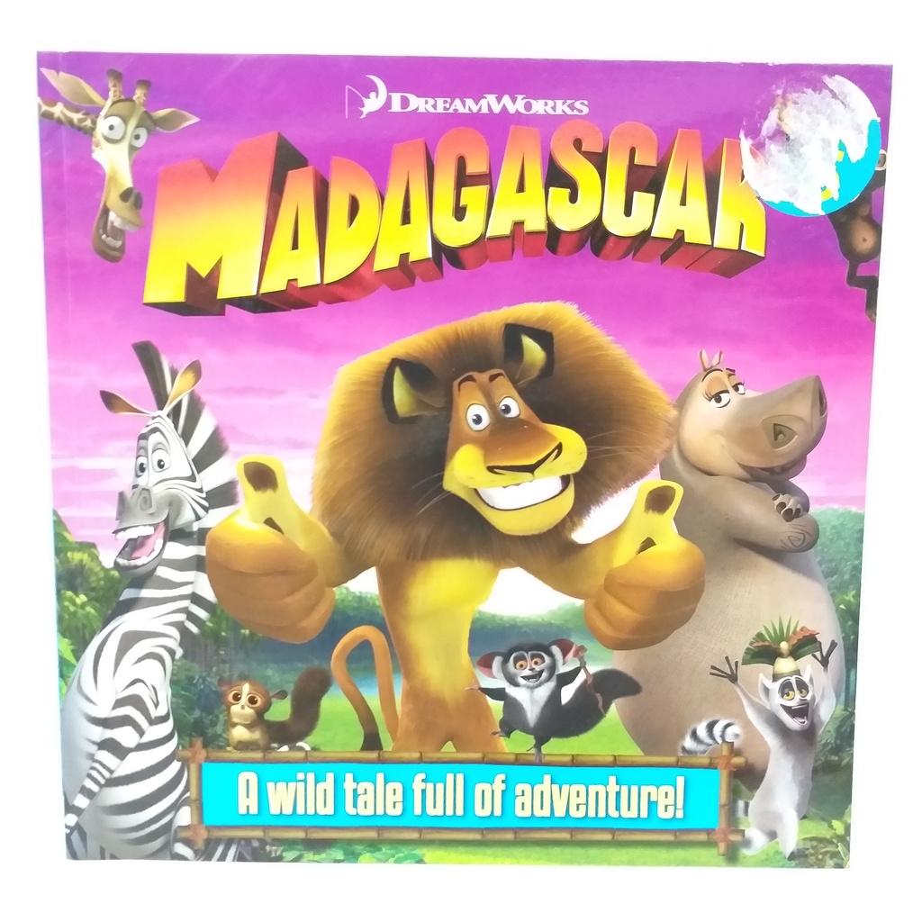 Madagascar นิทานภาษาอังกฤษ มือสอง นิทานจากภาพยนตร์ ปกอ่อน