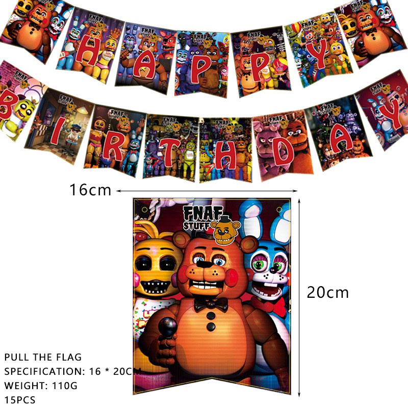 Five Nights At Freddys FNAF ดึงธง