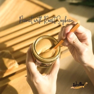 Wealthy smooth เนยถั่วรสออริจินอลไม่เติมน้ำตาล 100g No sugar smooth peanut butter